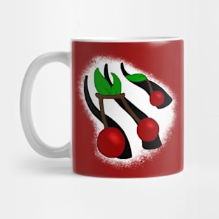 Musical Note Cherries Mug